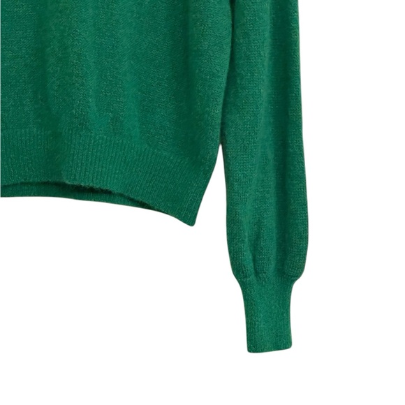 NWT DÔEN Marsena Alpaca and Wool Blend Sweater in Evergreen Size XXS - Picture 9 of 15